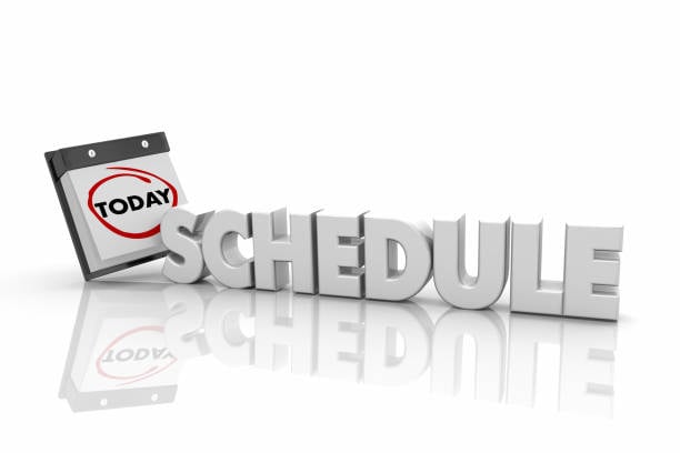 Schedule